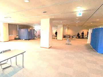 調査会場の全体風景